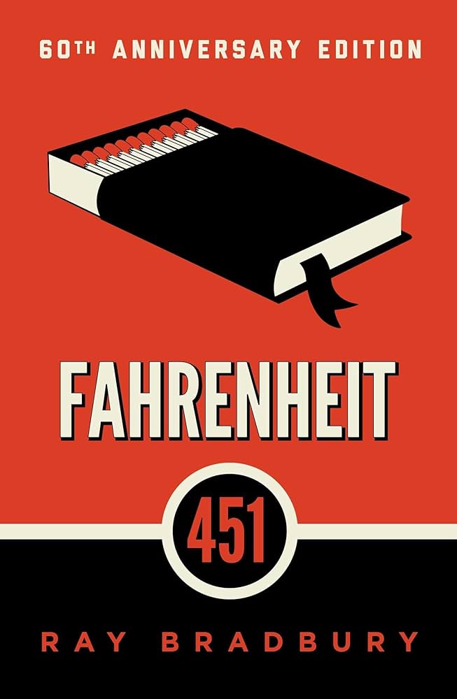 Fahrenheit 451 kitap kapağı