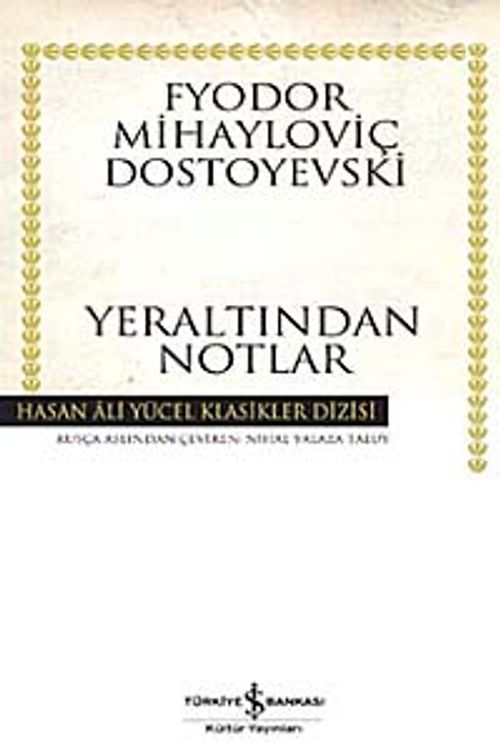 Yeraltından Notlar kitap kapağı